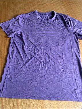 Men's Purple Crew Neck T-Shirt